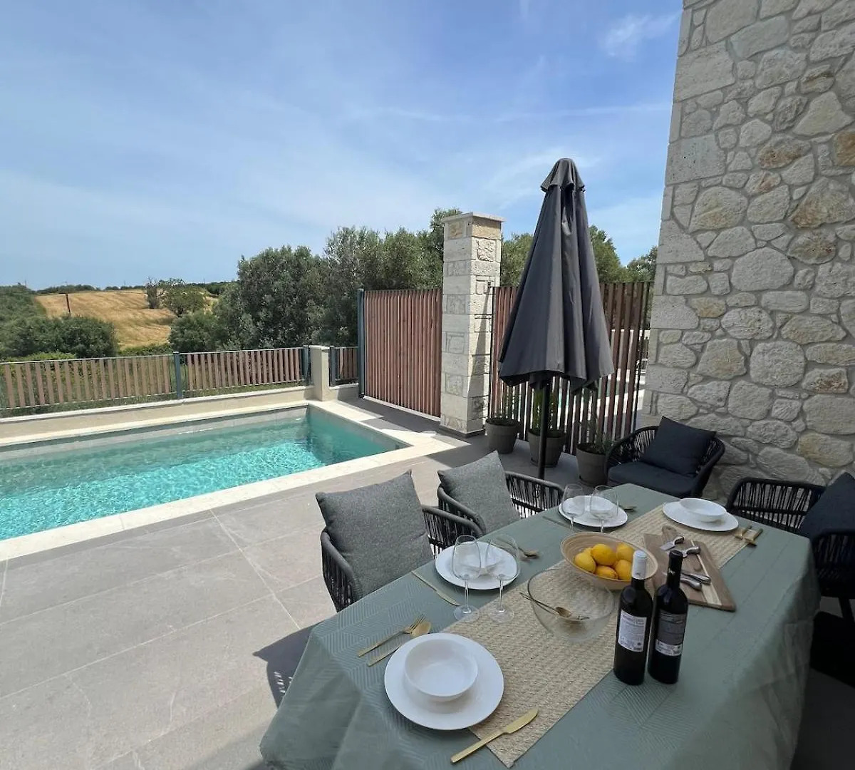 Exclusive New Villa With Private Pool - 4Br Néa Fókaia Grecia